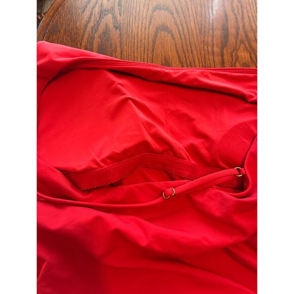 Andie Red One-Shoulder Swim One Piece - Picture 6 of 7